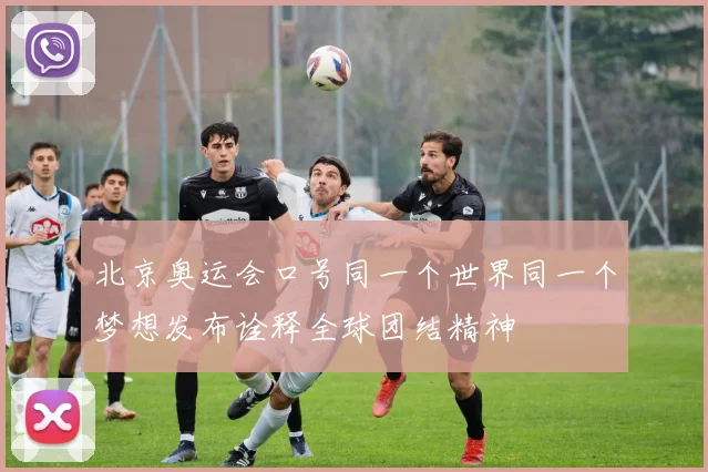北京奥运会口号同一个世界同一个梦想发布诠释全球团结精神